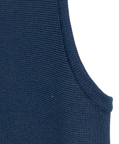 UNITED ARROWS（ユナイテッドアローズ）UNITED ARROWS (ユナイテッドアローズ) フリルニットベスト ネイビー サイズ:SIZE Freeの古着・服飾アイテム