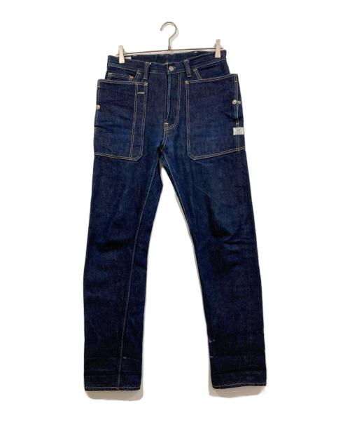 SASSAFRAS（ササフラス）SASSAFRAS (ササフラス) フォールリーフデニム インディゴ サイズ:Sの古着・服飾アイテム