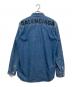 BALENCIAGA (バレンシアガ) バックロゴボタンダウンデニムシャツ インディゴ サイズ:37：35000円