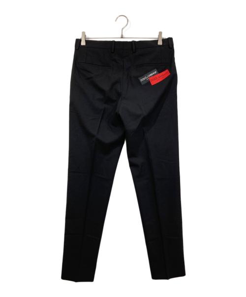 DOLCE & GABBANA（ドルチェ＆ガッバーナ）DOLCE & GABBANA (ドルチェ＆ガッバーナ) センタープレススラックス ブラック サイズ:46の古着・服飾アイテム