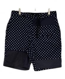 Engineered Garments（エンジニアド ガーメンツ）の古着「Ghurka Short Big Polka Dot Broadcloth」｜ネイビー