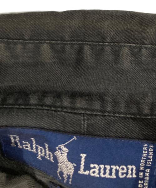 RALPH LAUREN（ラルフローレン）RALPH LAUREN (ラルフローレン) BLAIREボタンダウンシャツ ブラック サイズ:Lの古着・服飾アイテム