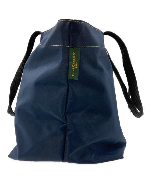 Herve Chapelier（エルベシャプリエ）Herve Chapelier (エルベシャプリエ) ナイロン舟型ショルダーL ネイビー×グリーンの古着・服飾アイテム