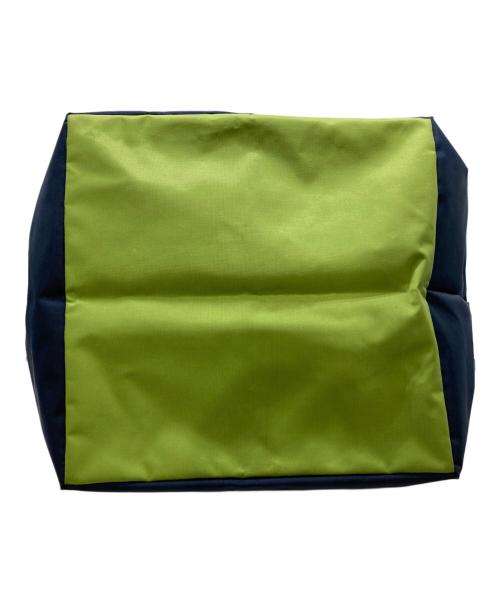 Herve Chapelier（エルベシャプリエ）Herve Chapelier (エルベシャプリエ) ナイロン舟型ショルダーL ネイビー×グリーンの古着・服飾アイテム