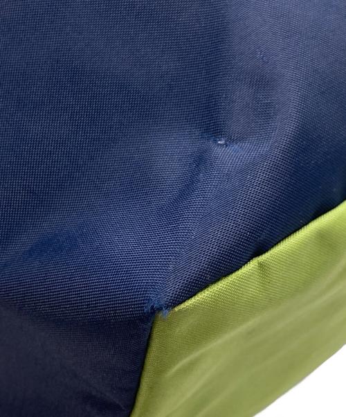 Herve Chapelier（エルベシャプリエ）Herve Chapelier (エルベシャプリエ) ナイロン舟型ショルダーL ネイビー×グリーンの古着・服飾アイテム