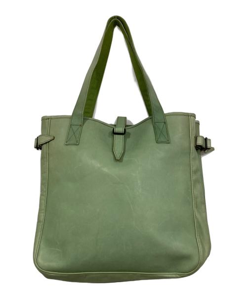 PORTER（ポーター）PORTER (ポーター) レザートートバッグ グリーンの古着・服飾アイテム