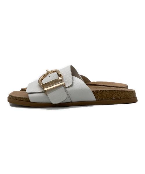 Mollini（モリーニ）Mollini (モリーニ) ABEELA-LEATHER サンダル ホワイト サイズ:SIZE 36の古着・服飾アイテム