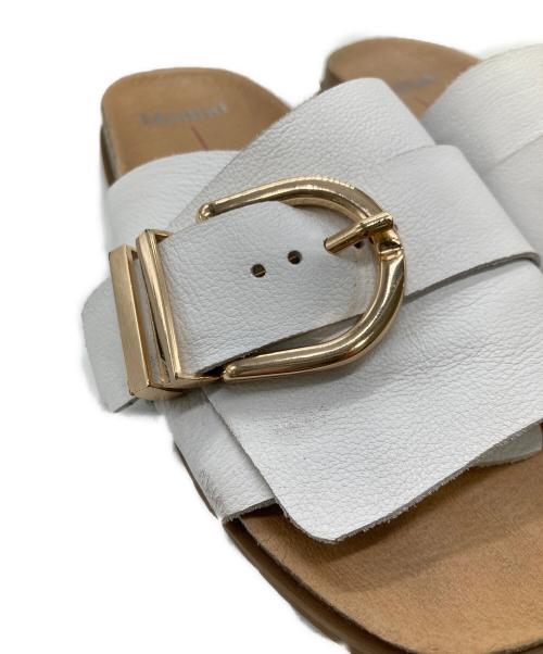 Mollini（モリーニ）Mollini (モリーニ) ABEELA-LEATHER サンダル ホワイト サイズ:SIZE 36の古着・服飾アイテム