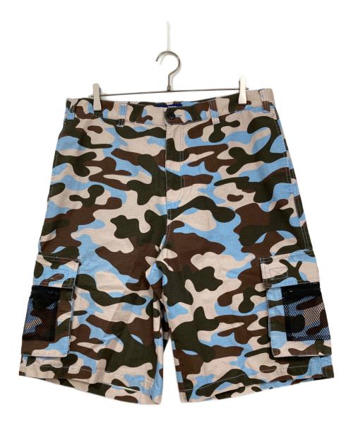 BoTT（ボット）BoTT (ボット) Mesh Pocket Cargo Short ブルー×ベージュ サイズ:XLの古着・服飾アイテム