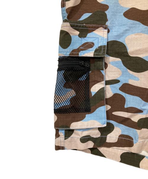 BoTT（ボット）BoTT (ボット) Mesh Pocket Cargo Short ブルー×ベージュ サイズ:XLの古着・服飾アイテム