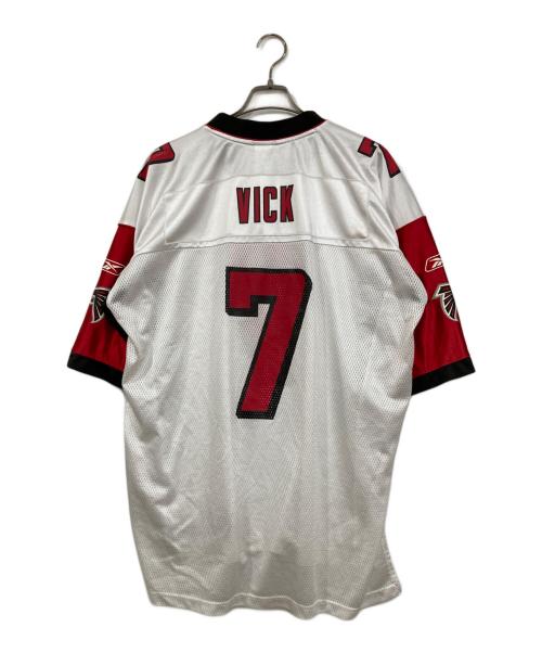 REEBOK（リーボック）REEBOK (リーボック) ゲームシャツ/NFL FALCONS VICK ホワイト サイズ:XLの古着・服飾アイテム