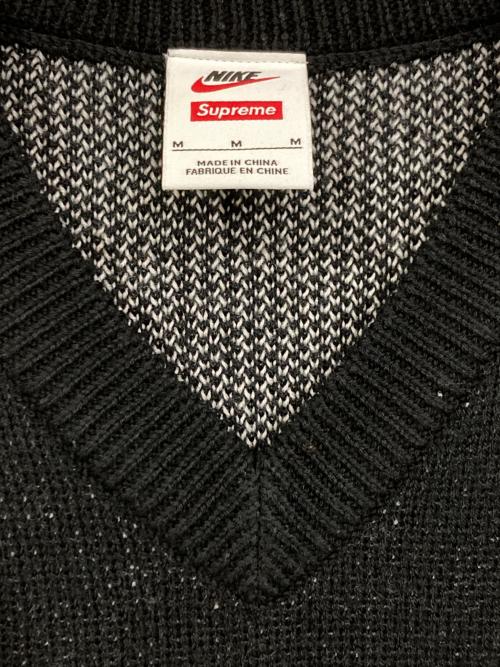 SUPREME（シュプリーム）SUPREME (シュプリーム) NIKE (ナイキ) Sweater Vest ブラック サイズ:Ⅿの古着・服飾アイテム