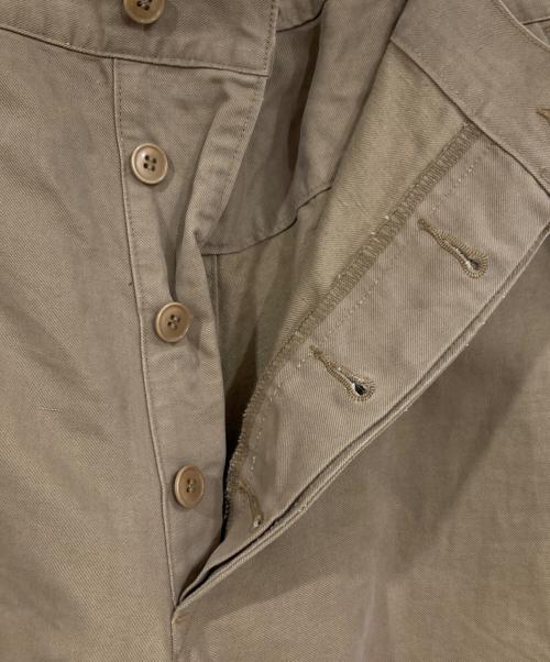 COMOLI（コモリ）COMOLI (コモリ) コットンリネンオーバーパンツ ベージュ サイズ:2の古着・服飾アイテム