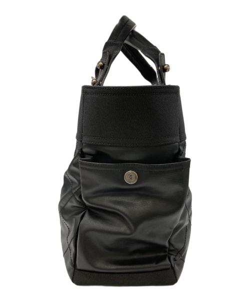 CHANEL（シャネル）CHANEL (シャネル) パリビアリッツ トートGM ブラックの古着・服飾アイテム