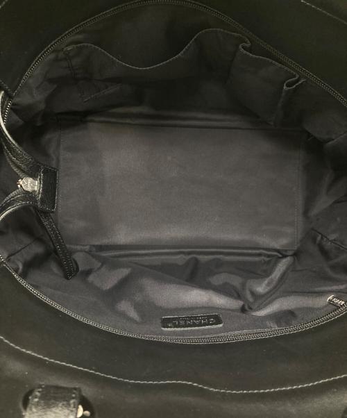 CHANEL（シャネル）CHANEL (シャネル) パリビアリッツ トートGM ブラックの古着・服飾アイテム