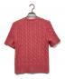 POLO RALPH LAUREN (ポロ・ラルフローレン) CABLE-KNIT SHORT-SLEEVE CARDIGAN/ケーブル半袖カーディガン ピンク サイズ:S：9000円