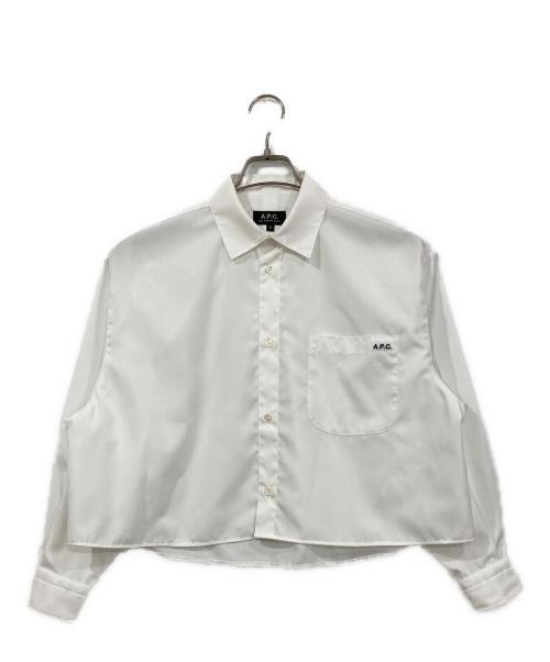 A.P.C（アーペーセー）A.P.C (アーペーセー) POPELINE DE CENT/DEUX COTON ホワイト サイズ:34の古着・服飾アイテム