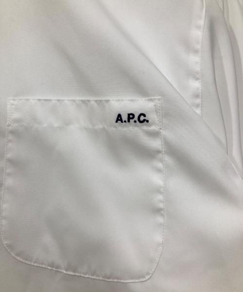 A.P.C（アーペーセー）A.P.C (アーペーセー) POPELINE DE CENT/DEUX COTON ホワイト サイズ:34の古着・服飾アイテム