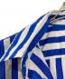 中古・古着 POLO RALPH LAUREN (ポロ・ラルフローレン) RELAXED FIT STRIPED COTTON SHIRT/半袖ストライプシャツ ブルー サイズ:S：8000円