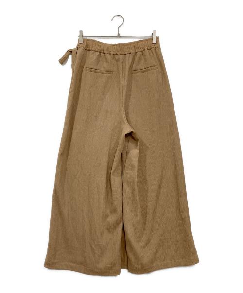 SLOBE IENA（スローブ イエナ）SLOBE IENA (スローブ イエナ) ラップジャージパンツ ベージュ サイズ:38の古着・服飾アイテム