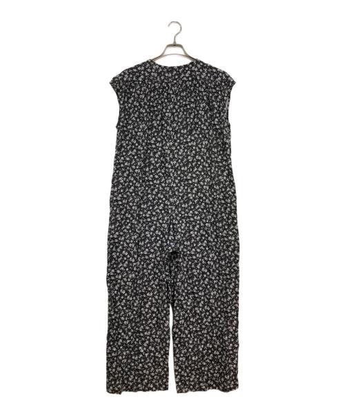 SLOBE IENA（スローブ イエナ）SLOBE IENA (スローブ イエナ) リネンレーヨンプリントオールインワン ブラック サイズ:FREEの古着・服飾アイテム