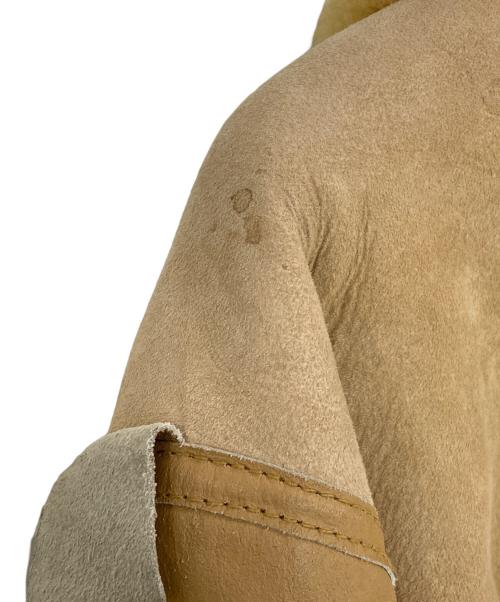 AVIREX（アヴィレックス）AVIREX (アヴィレックス) B-3ムートンフライトジャケット ベージュ サイズ:40の古着・服飾アイテム