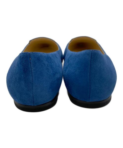 JIMMY CHOO（ジミーチュウ）JIMMY CHOO (ジミーチュウ) スウェードパンプス ブルー サイズ:37の古着・服飾アイテム