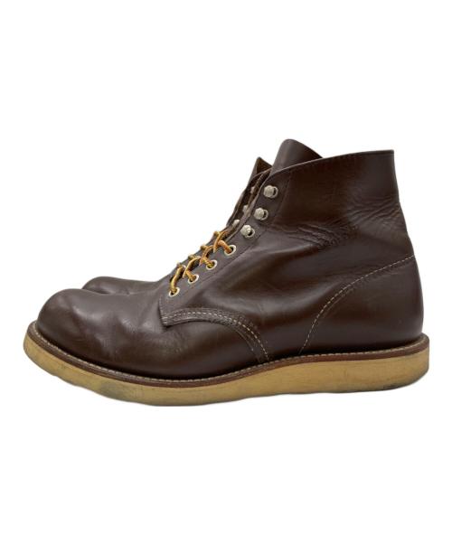 RED WING（レッドウィング）RED WING (レッドウィング) 6inch Classic Work 6 Round Toe ブラウン サイズ:9Dの古着・服飾アイテム