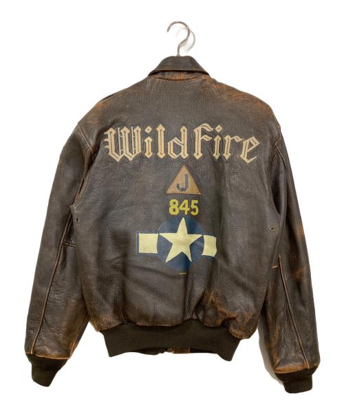 AVIREX（アヴィレックス）AVIREX (アヴィレックス) A-2フライトジャケット ブラウン サイズ:-の古着・服飾アイテム