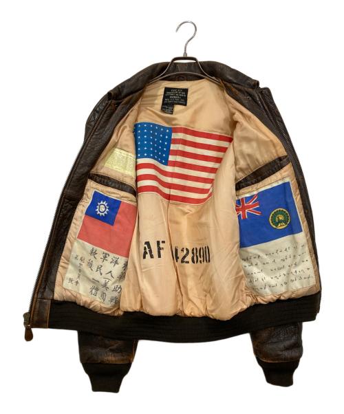 AVIREX（アヴィレックス）AVIREX (アヴィレックス) A-2フライトジャケット ブラウン サイズ:-の古着・服飾アイテム