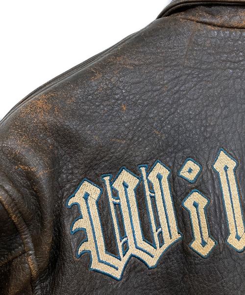 AVIREX（アヴィレックス）AVIREX (アヴィレックス) A-2フライトジャケット ブラウン サイズ:-の古着・服飾アイテム