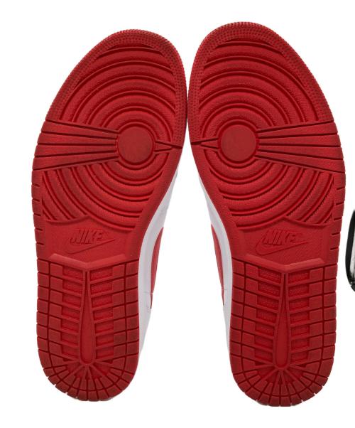 NIKE（ナイキ）NIKE (ナイキ) エアジョーダン1ロー ホワイト×レッド サイズ:30.5cmの古着・服飾アイテム