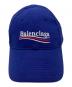 BALENCIAGA (バレンシアガ) FW17 キャンペーンロゴキャップ ネイビー サイズ:L(58cm)：22000円