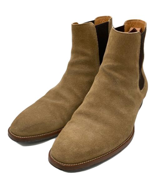 Saint Laurent Paris（サンローランパリ）Saint Laurent Paris (サンローランパリ) スウェードサイドゴアチェルシーブーツ ベージュ サイズ:40 1/2の古着・服飾アイテム