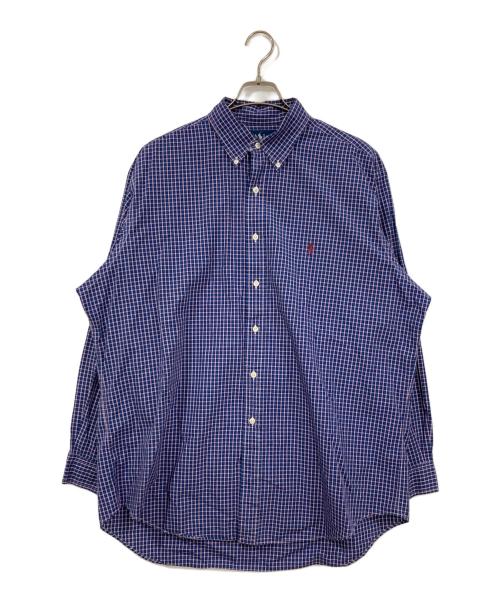 RALPH LAUREN（ラルフローレン）RALPH LAUREN (ラルフローレン) ボタンダウンシャツ ネイビー サイズ:SIZE 34/35の古着・服飾アイテム