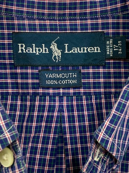 RALPH LAUREN（ラルフローレン）RALPH LAUREN (ラルフローレン) ボタンダウンシャツ ネイビー サイズ:SIZE 34/35の古着・服飾アイテム