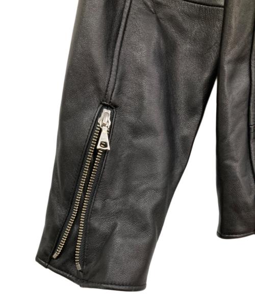 BEAMS HEART（ビームスハート）BEAMS HEART (ビームスハート) シングルライダースジャケット ブラック サイズ:Ⅿの古着・服飾アイテム