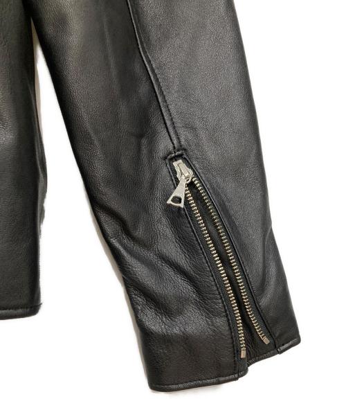 BEAMS HEART（ビームスハート）BEAMS HEART (ビームスハート) シングルライダースジャケット ブラック サイズ:Ⅿの古着・服飾アイテム