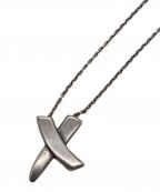 TIFFANY & Co.ティファニー）の古着「キスクロスネックレス」｜シルバー