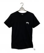 stussyステューシー）の古着「シャドーマンバックプリントＴ」｜ブラック