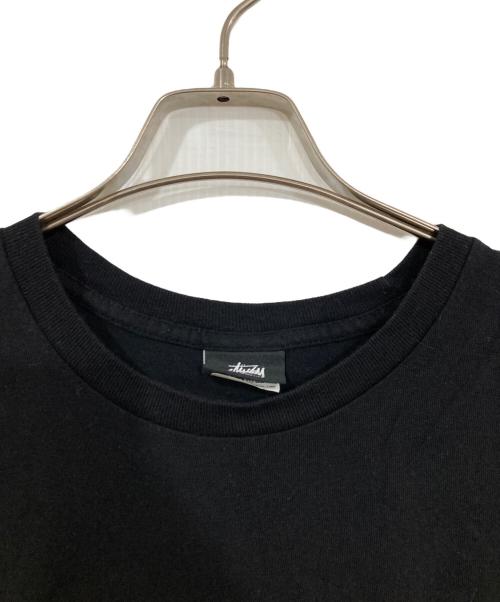 stussy（ステューシー）stussy (ステューシー) シャドーマンバックプリントＴ ブラック サイズ:Sの古着・服飾アイテム