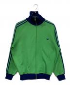 adidasアディダス）の古着「トラックジャケット」｜グリーン×ブルー