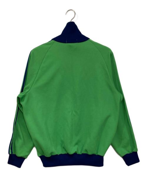 adidas（アディダス）adidas (アディダス) トラックジャケット グリーン×ブルー サイズ:6号の古着・服飾アイテム