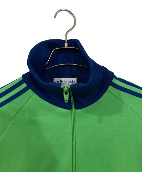 adidas（アディダス）adidas (アディダス) トラックジャケット グリーン×ブルー サイズ:6号の古着・服飾アイテム