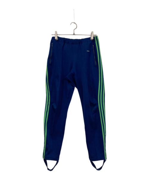 adidas（アディダス）adidas (アディダス) トラックパンツ グリーン×ネイビー サイズ:6号の古着・服飾アイテム