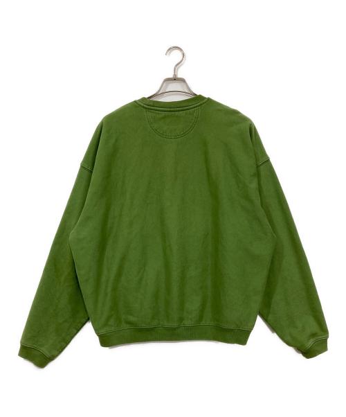 stussy（ステューシー）stussy (ステューシー) Sport RELAXED OVERSIZED CREW グリーン サイズ:XLの古着・服飾アイテム