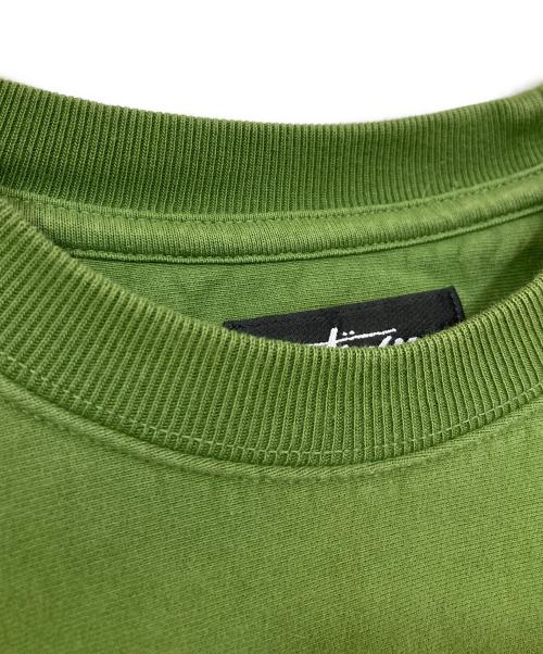 stussy（ステューシー）stussy (ステューシー) Sport RELAXED OVERSIZED CREW グリーン サイズ:XLの古着・服飾アイテム