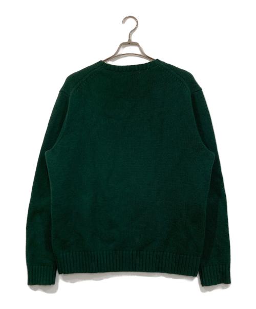 POLO RALPH LAUREN（ポロ・ラルフローレン）POLO RALPH LAUREN (ポロ・ラルフローレン) アノラックベアニット グリーン サイズ:Lの古着・服飾アイテム