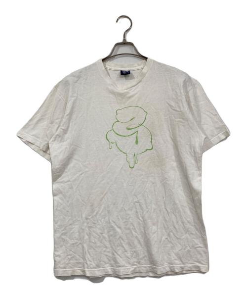stussy（ステューシー）stussy (ステューシー) ロゴプリントTシャツ ホワイト サイズ:Lの古着・服飾アイテム
