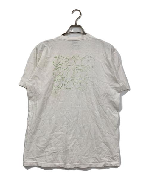 stussy（ステューシー）stussy (ステューシー) ロゴプリントTシャツ ホワイト サイズ:Lの古着・服飾アイテム